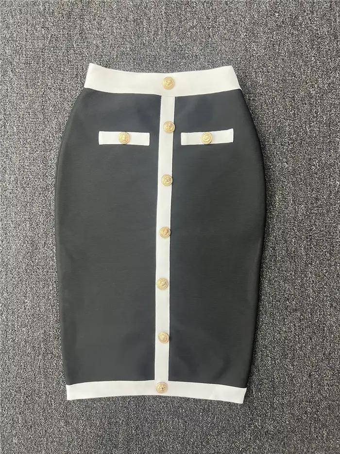 Jupe crayon taille haute pour femme