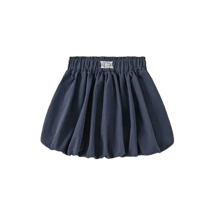 Nouvelle jupe pour filles 2026, printemps, couleur unie, nouveau produit, design de mode pour filles douces, jupe pour enfants