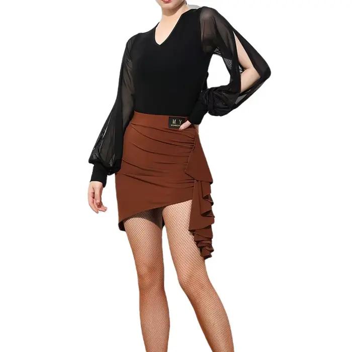 Jupe de danse Salsa Tango latine pour femmes