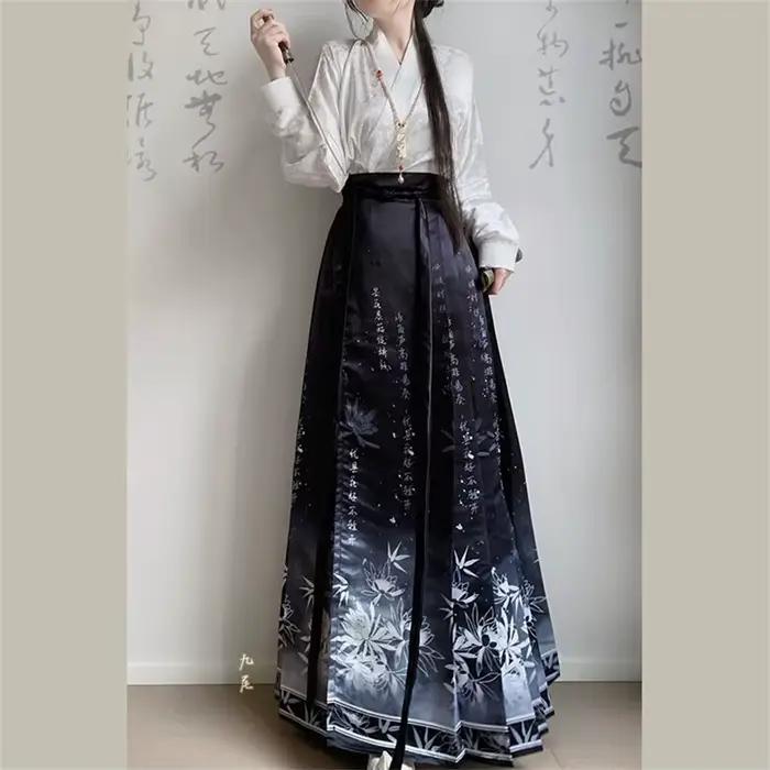 Jupe Hanfu de Style chinois