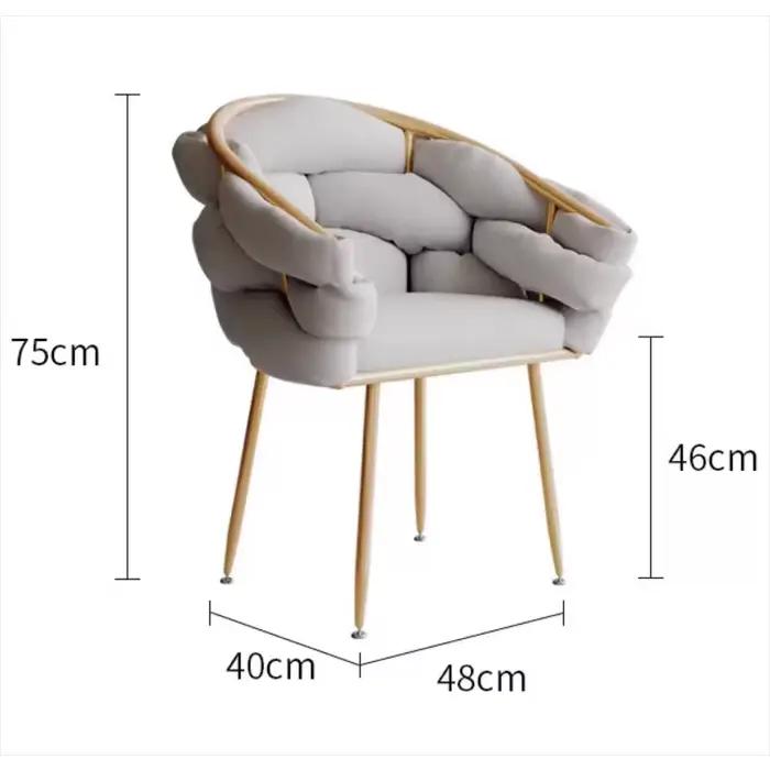 Fauteuils de salon de luxe relaxants, fauteuils de salon individuels pour jeux vidéo, fauteuils de salon au design classique, accessoires de mobilier