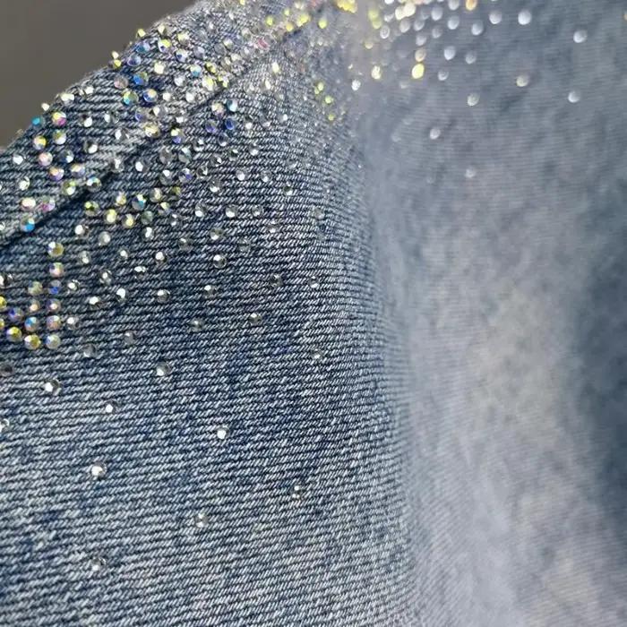 Femme jupe en jean taille haute jupes