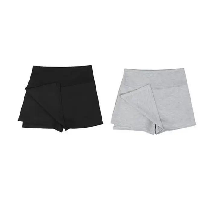 Jupe-culotte trapèze asymétrique pour femme