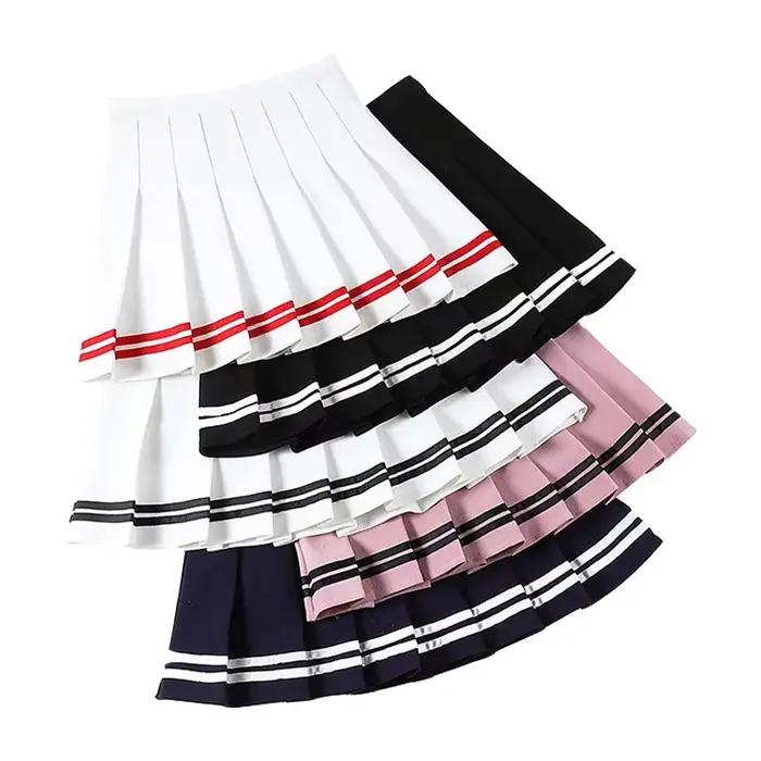 Mini jupe de tennis plissée pour femme