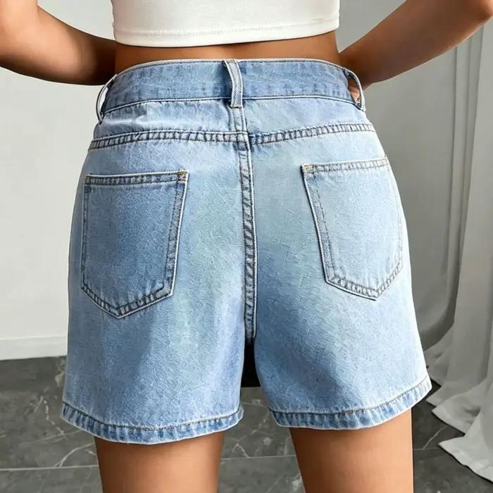 Jupe courte en jean pour femme