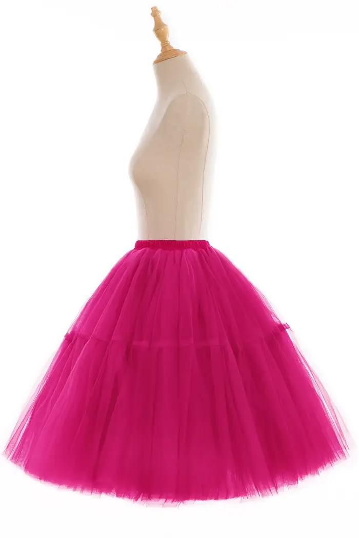 Jupes Tutu Fuchsia multicouche en Tulle