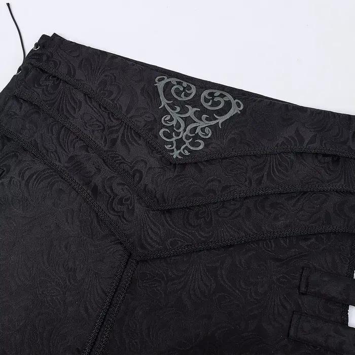Jupe gothique slim à fente latérale
