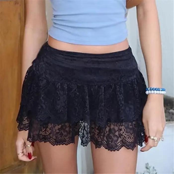 Mini jupe blanche élégante pour femmes