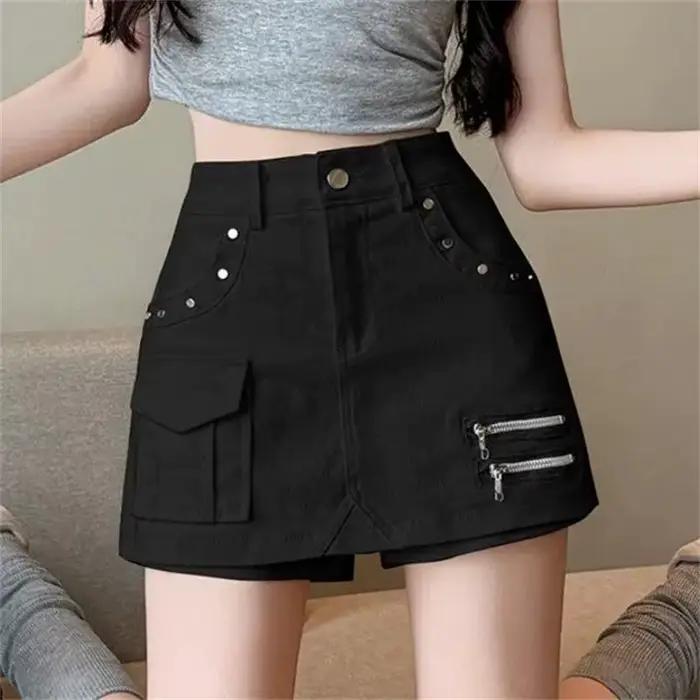 Jupe en jean coréenne tendance pour femme