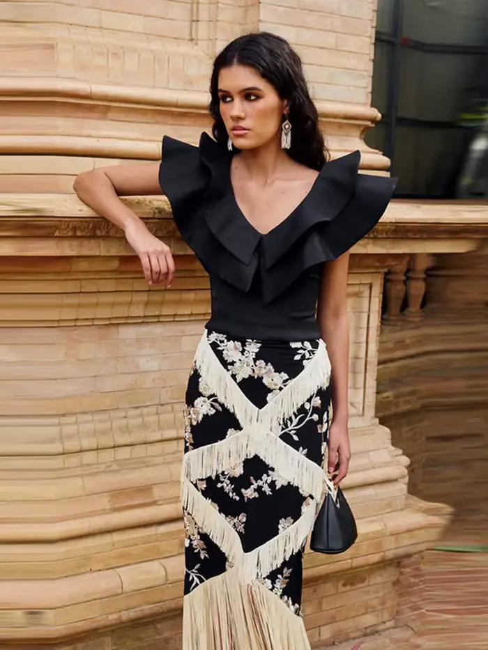 Ensemble jupe et haut pour femme tendance