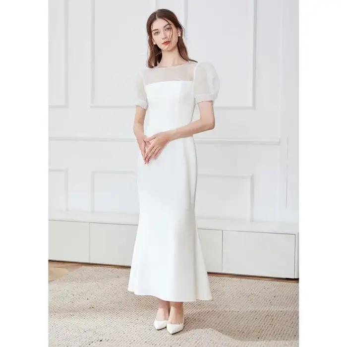 Robe de soirée blanche
