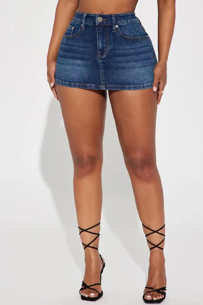 Mini jupes en Denim pour femmes