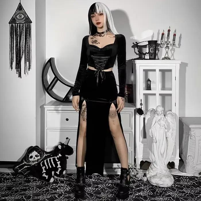Nouvelle jupe longue de fête pour femme