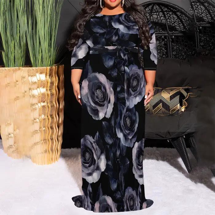 Robe longue Maxi grande taille