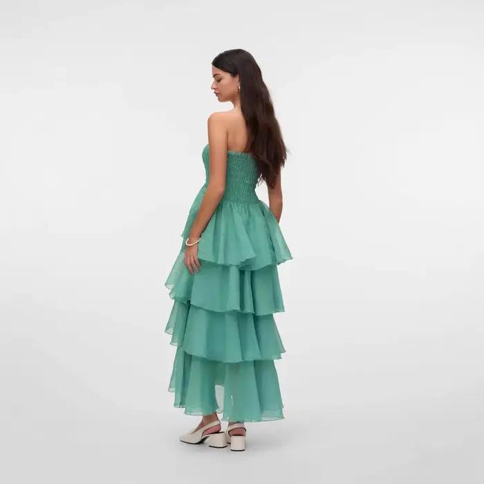 Ensemble jupe longue et cardigan léger en maille pour femme, idéal pour les vacances d'été, avec protection solaire, en tissu polyester, style élégant