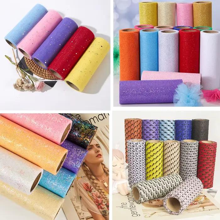 Tissu en maille de tulle pour bricolage