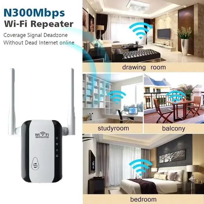 300Mbps WiFi répéteur Extender amplificateur Booster routeur sans fil longue portée WiFi répéteur extenseur Point d'accès