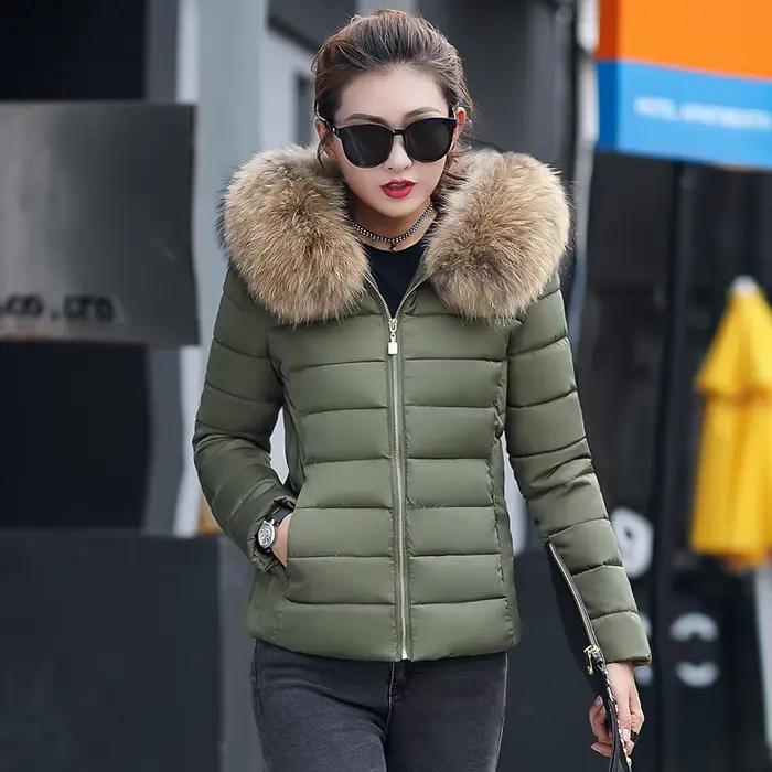 Manteau d'hiver pour femme, parka en duvet et coton, mode automne-hiver, parka à capuche courte, épaisse et chaude, veste décontractée ample pour femme