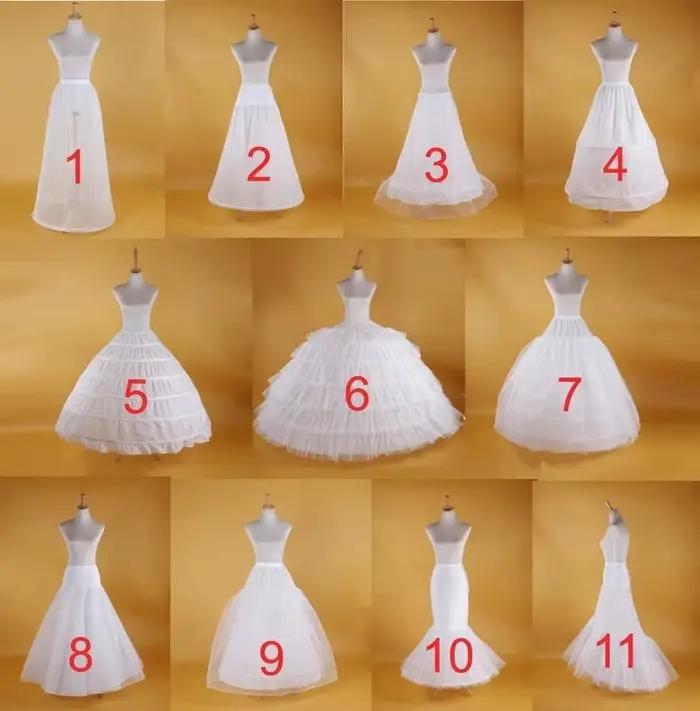 Jupon de mariée bouffant, sous-jupe de bal, 6 cerceaux, jupe Crinoline, fantaisie, personnalisé