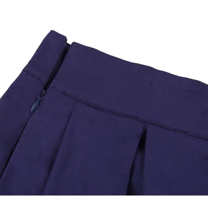 Jupe plissée taille haute pour femme