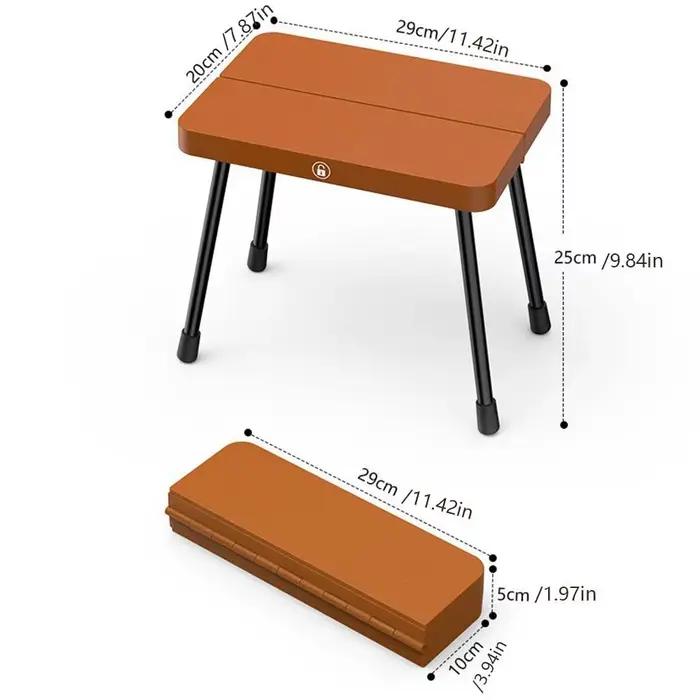 Chaise pliante en alliage d'aluminium, petit banc robuste et résistant, facile à transporter, tabouret de pêche léger pour pique-nique au bord de la piscine