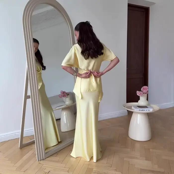 Ensemble jupe 2 pièces pour femmes