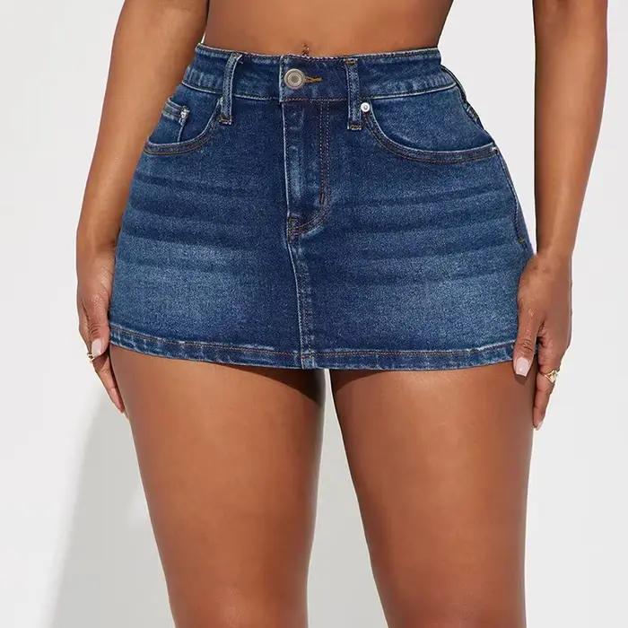 Mini jupes en Denim pour femmes
