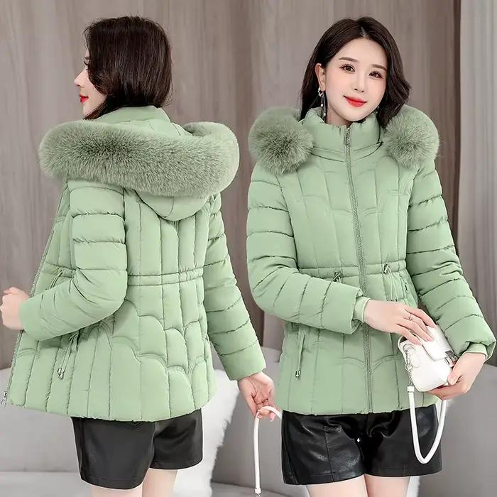 Hiver 2025 nouvelle doudoune femmes Parkas mode haute qualité chaud coton rembourré manteau dames court pardessus à capuche hauts