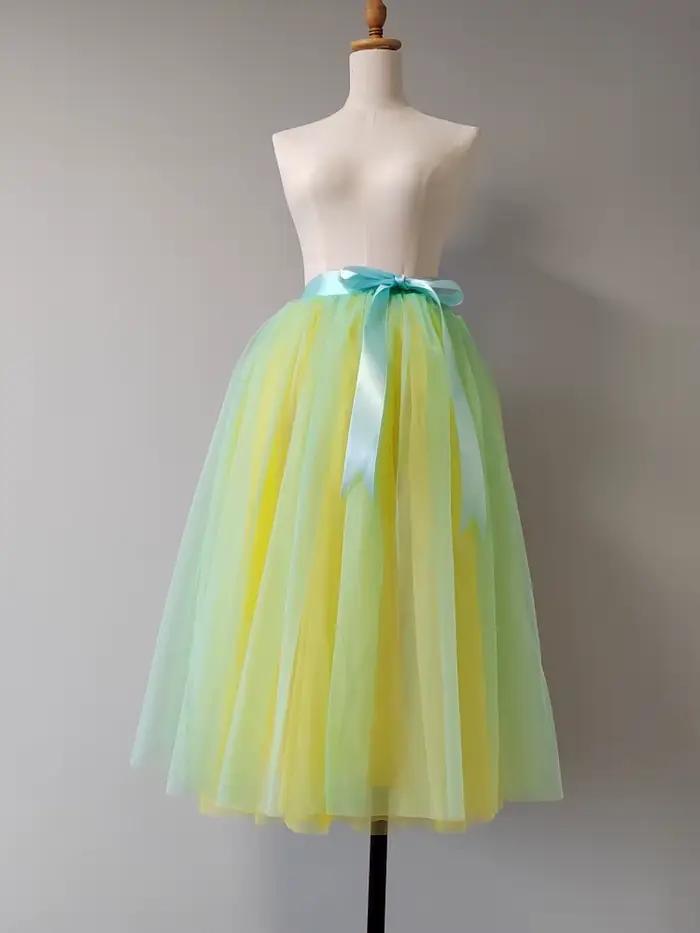 Jupe Tutu dégradée multicolore