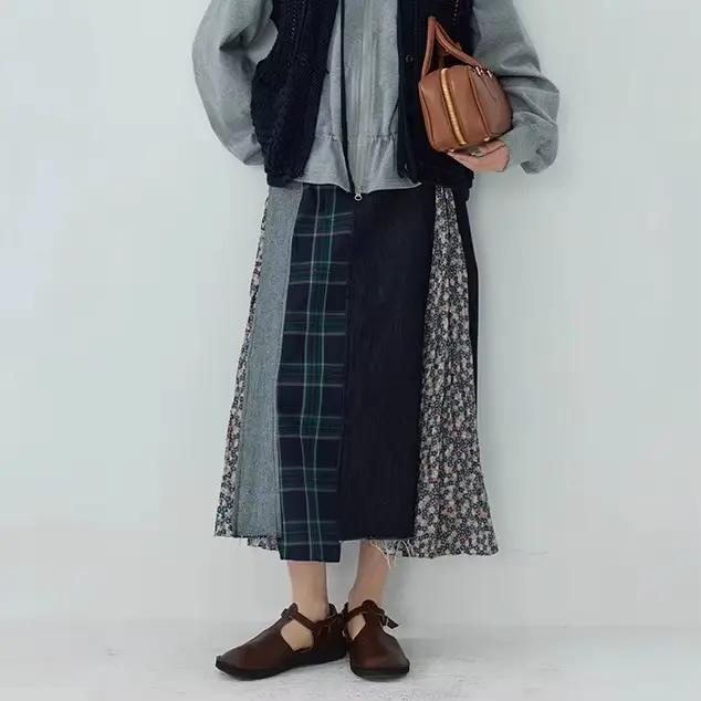 Jupe en jean style japonais
