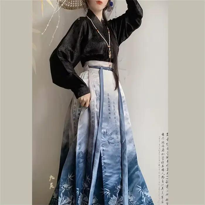 Jupe Hanfu de Style chinois