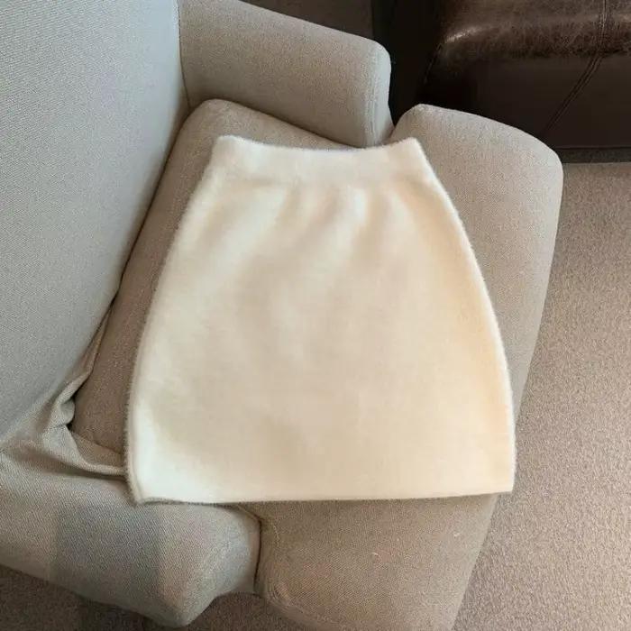 Jupe courte taille haute pour femme