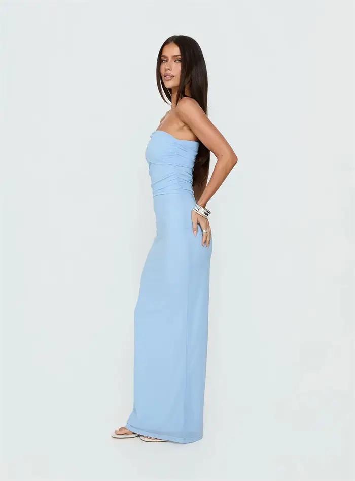 Robes de soirée plissées sans bretelles, élégantes pour femmes, robes de soirée formelles, robes de bal, robes de célébrités