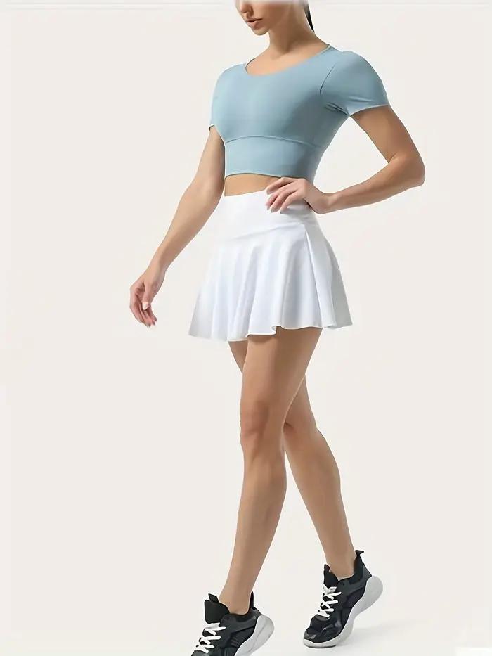 Jupe de Tennis avec short intégré pour femmes