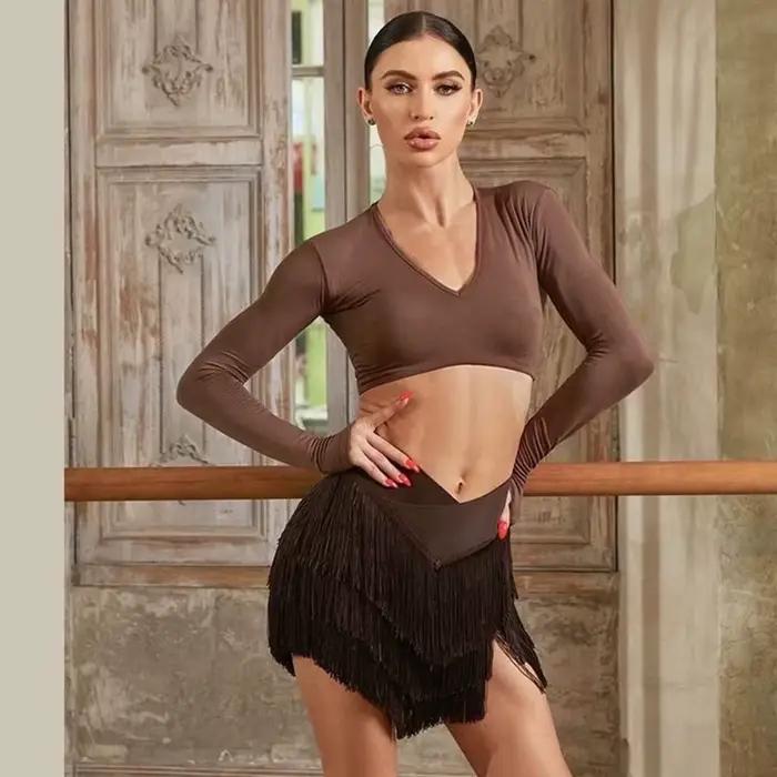 Jupe de danse latine pour femme adulte