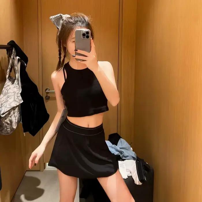 Nouvelle jupe de golf d'été respirante anti-transparence pour femme