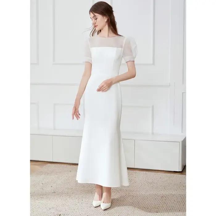 Robe de soirée blanche