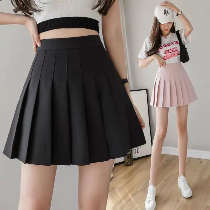 Mini jupes plissées pour femmes