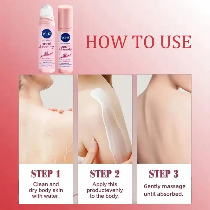 Déodorant Roll-On Parfumé pour Femme - Parfum Longue Durée, Doux pour la Peau, Garde le Corps Frais et Confiant Toute la Journée, Nettoie et Purifie la Peau - Conçu Spécialement pour la Peau des Femme