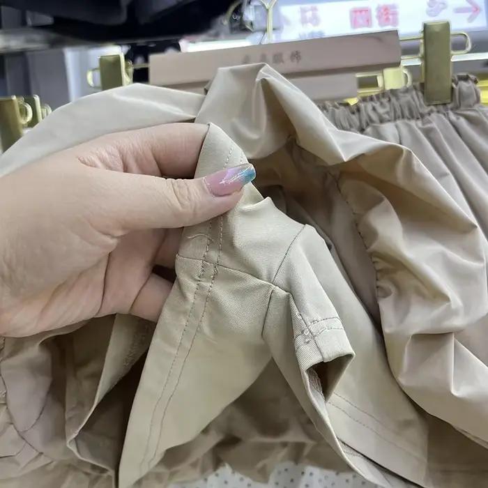 Jupe trapèze taille haute vintage à lacets Dancing JL Ants pour femme mini courte office été occasions spéciales