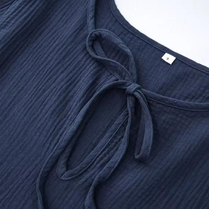 Robe en mousseline 100% coton pour femmes