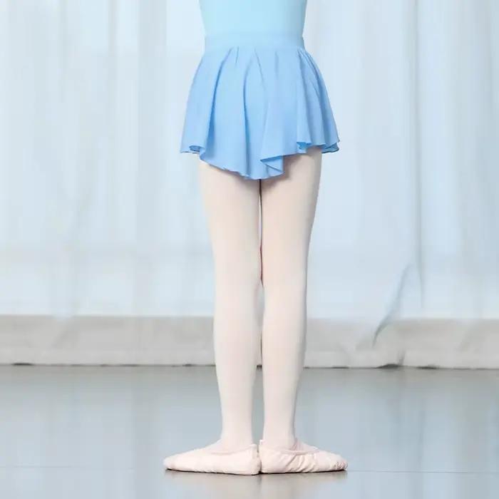 Jupe de Ballet en Mousseline de Soie pour Fille, Courte de brevà Taille artificiel astique pour Enfant et Adolescent