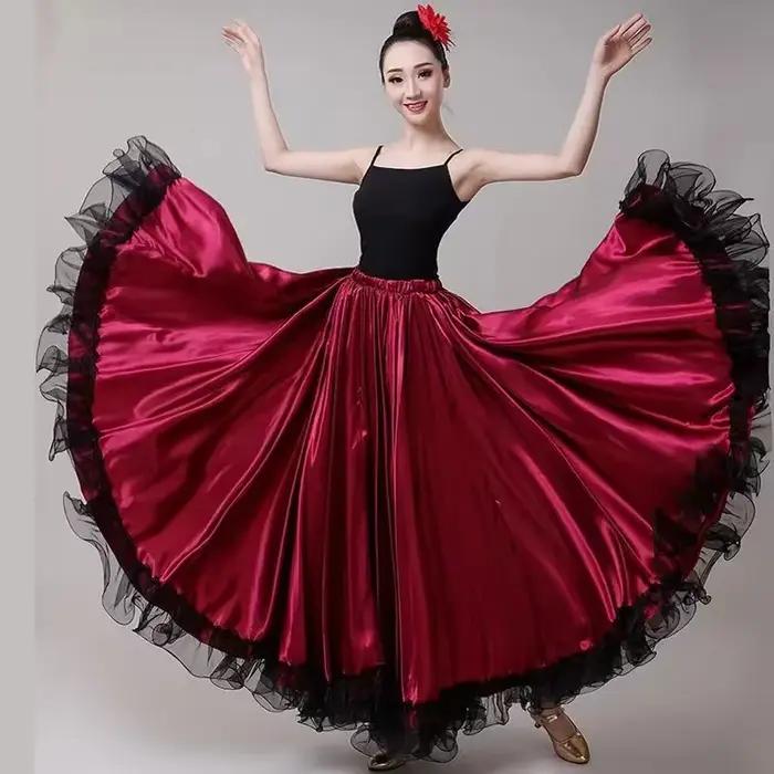 Jupe de Flamenco espagnole pour femme gitane