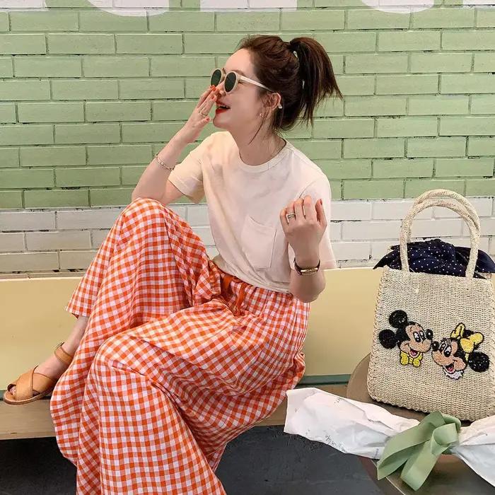 Jupe-short plissée à jambes larges pour femme