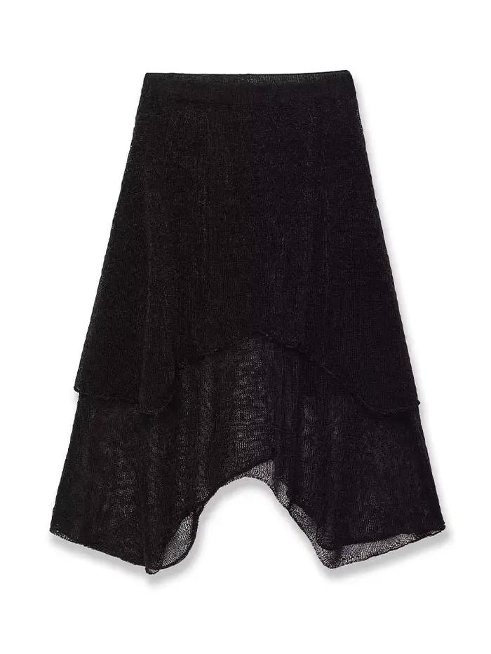 HH femmes nouvelle mode polyvalent élégant solide métallique tricoté Sexy jupe femme taille haute décontractée
