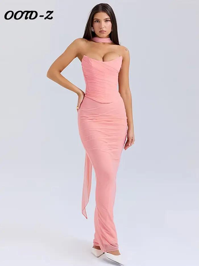 Ensemble jupe sirène avec ruban Chic pour femmes