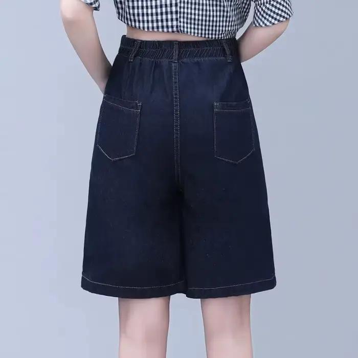 Jupe en jean cinq points pour femme