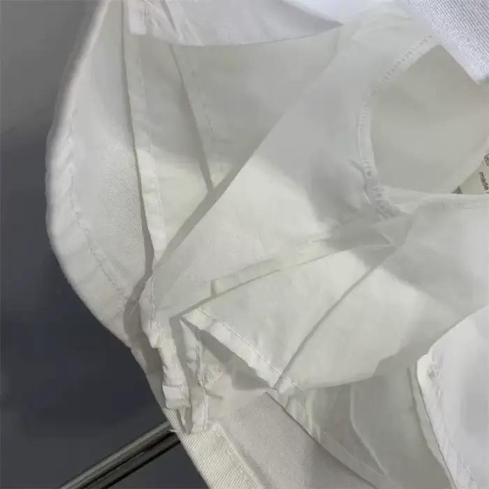 Jupe en jean blanc taille haute pour femmes