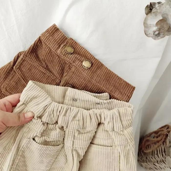 Jupe en velours côtelé pour fille – Mini