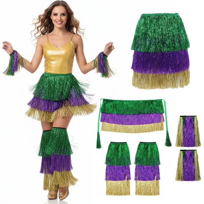 Jupe à franges de carnaval